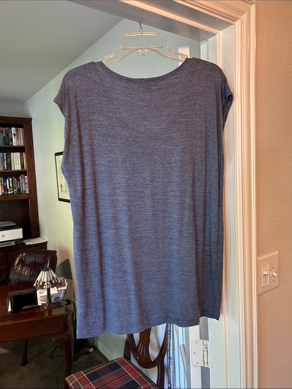 CAbi Indigo Tee in Heather Navy Style Number 259 - Picture 2 of 4